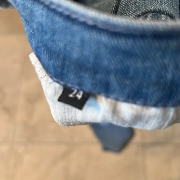 7 For All Mankind Light Blue Skinny Jeans - Picture 5 of 5